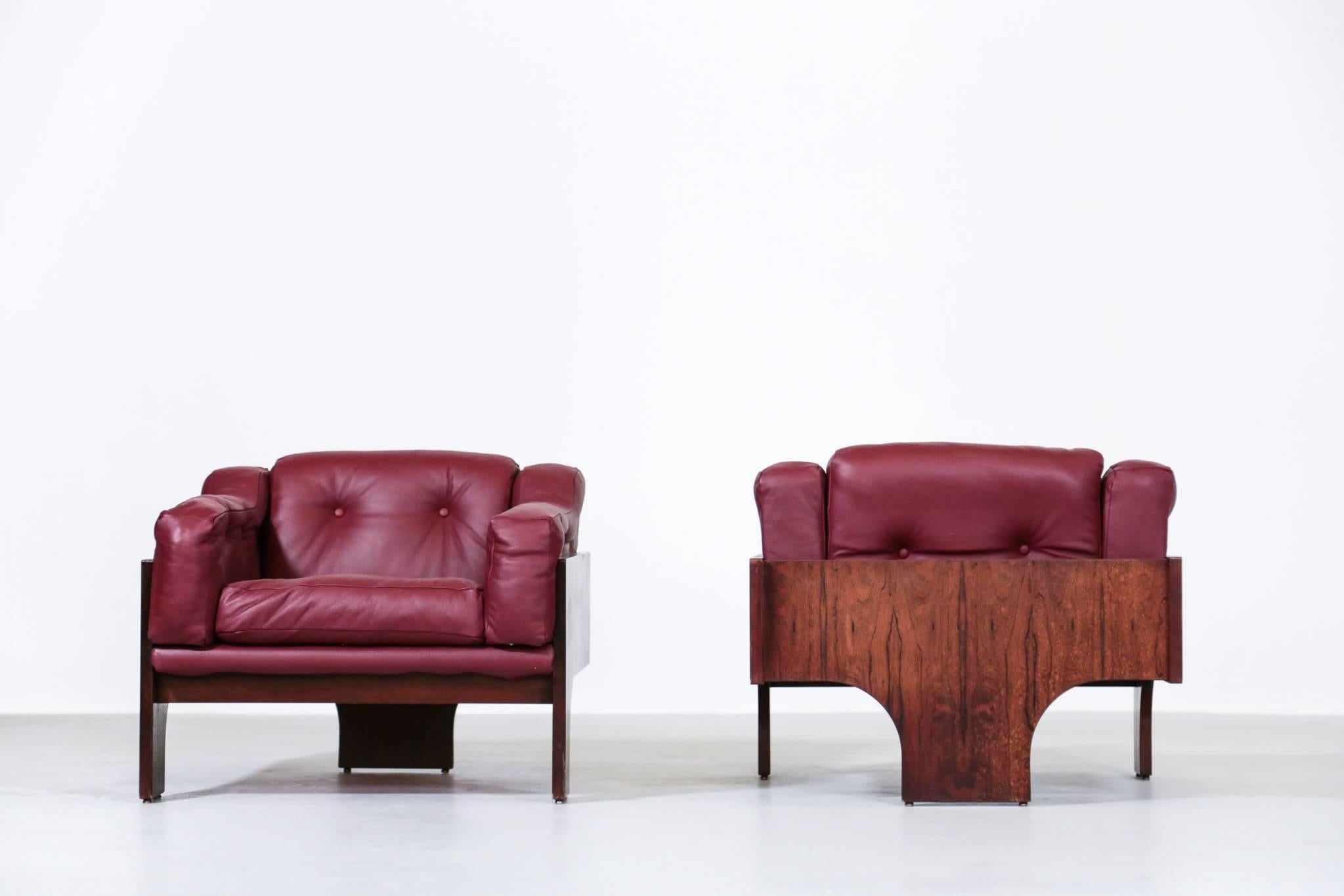 Pair of Oriolo Armchairs by Claudio Salocchi for Sormani, Italy, 1966 2