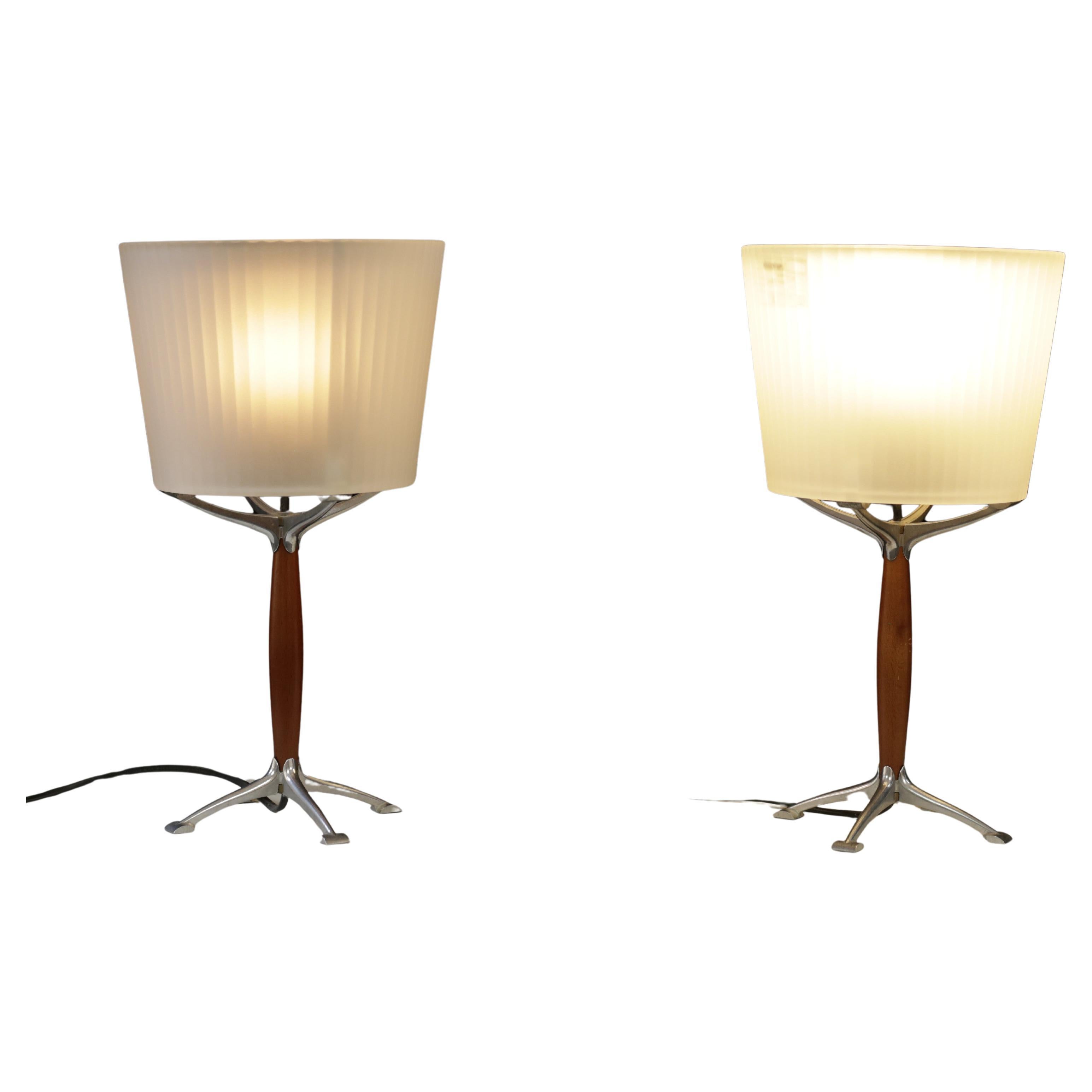 Paire de lampes de table Orione de Rodolfo Dordoni pour Artemide, années 1990