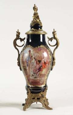 Pair of Ormolu Sevres Vases, 19th Century
