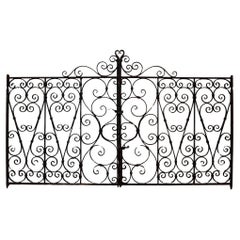 Pair of Ornate Edwardian Driveway Gates