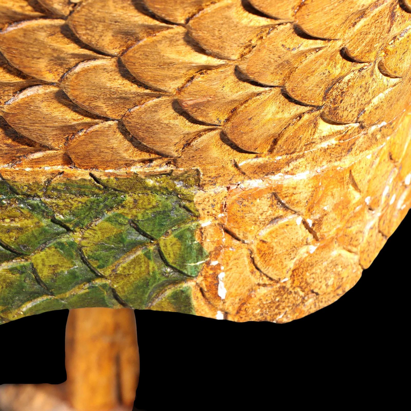 Pair of Ornate Hollywood Regency Polychrome Peacock Armchairs, Tony Duquette For Sale 5