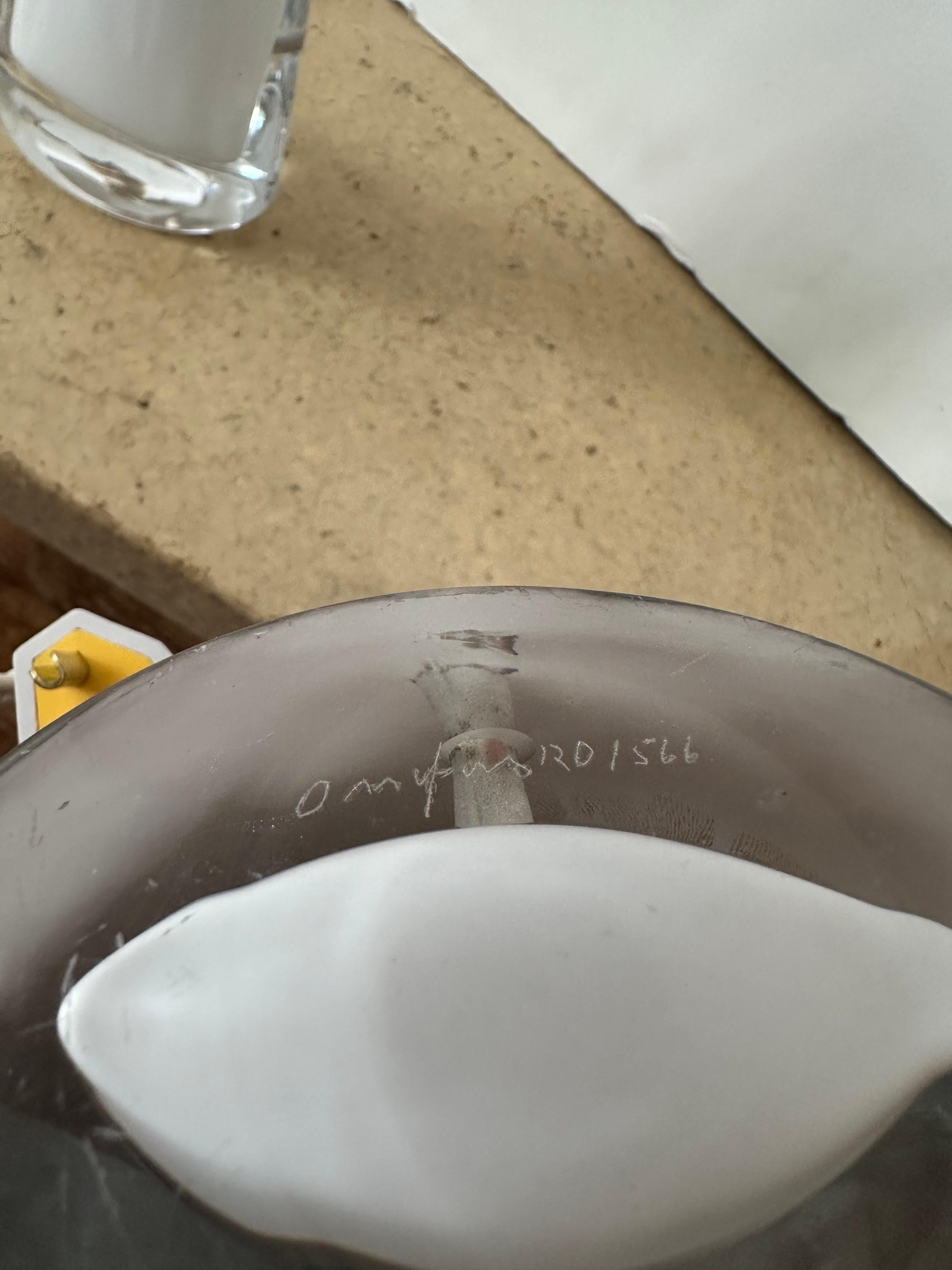 Paire de lampes en verre Orrefors par Carl Fagerlund en vente 1