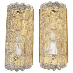 Pair of Orrefors Wall Sconces