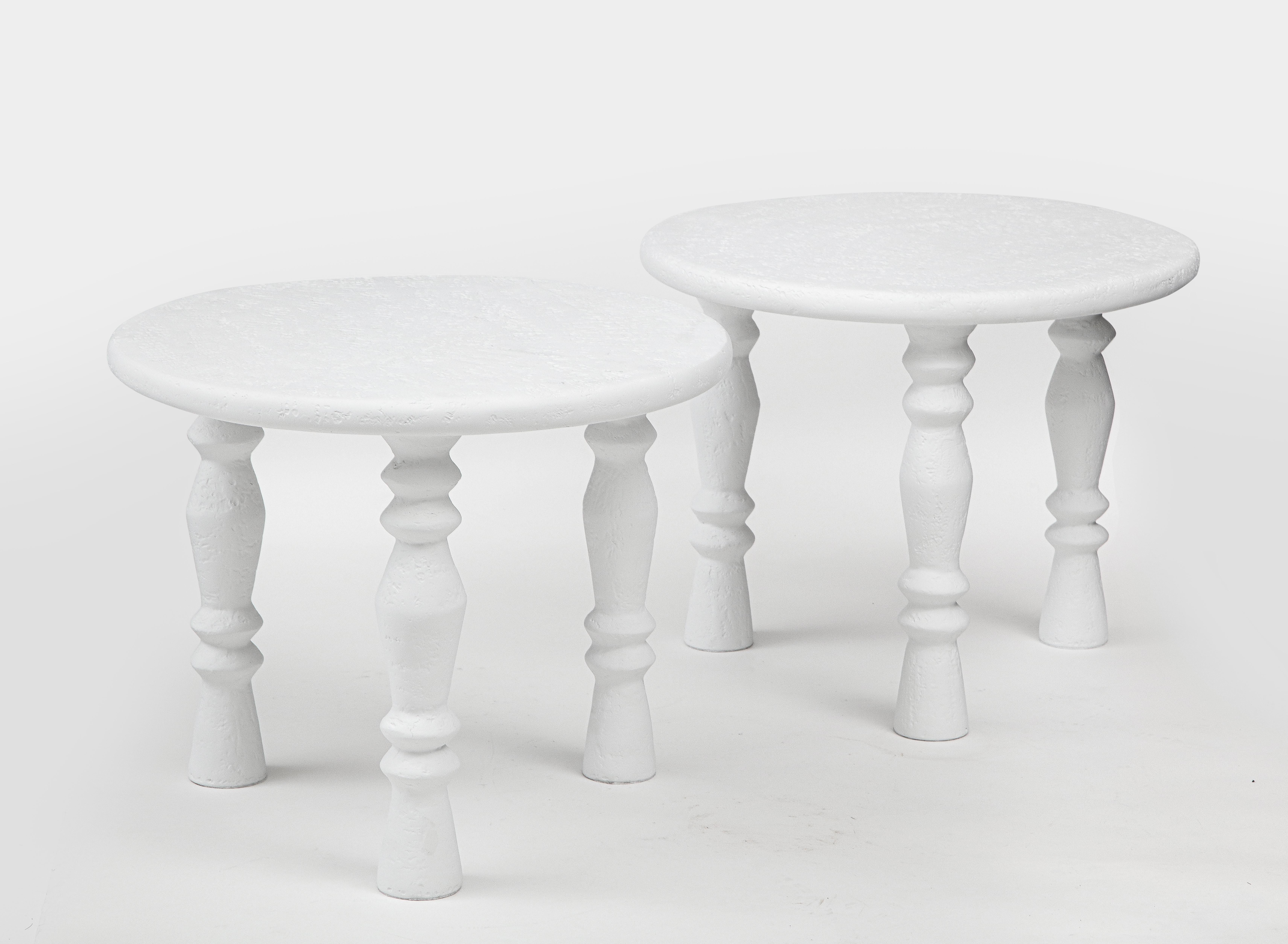 Contemporary Pair of Orsay Side Tables For Sale