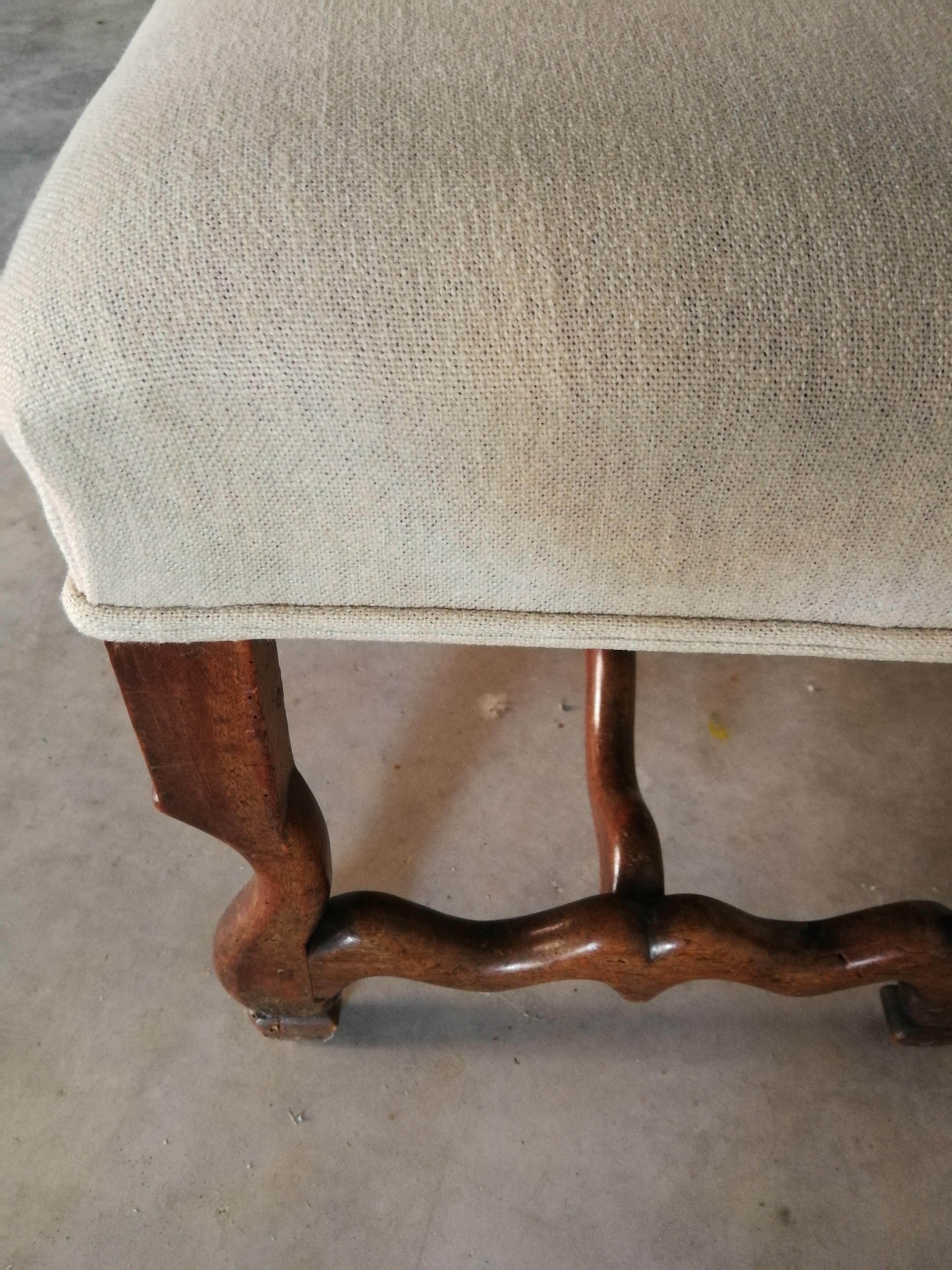 French Pair of Os De Mouton Stools For Sale
