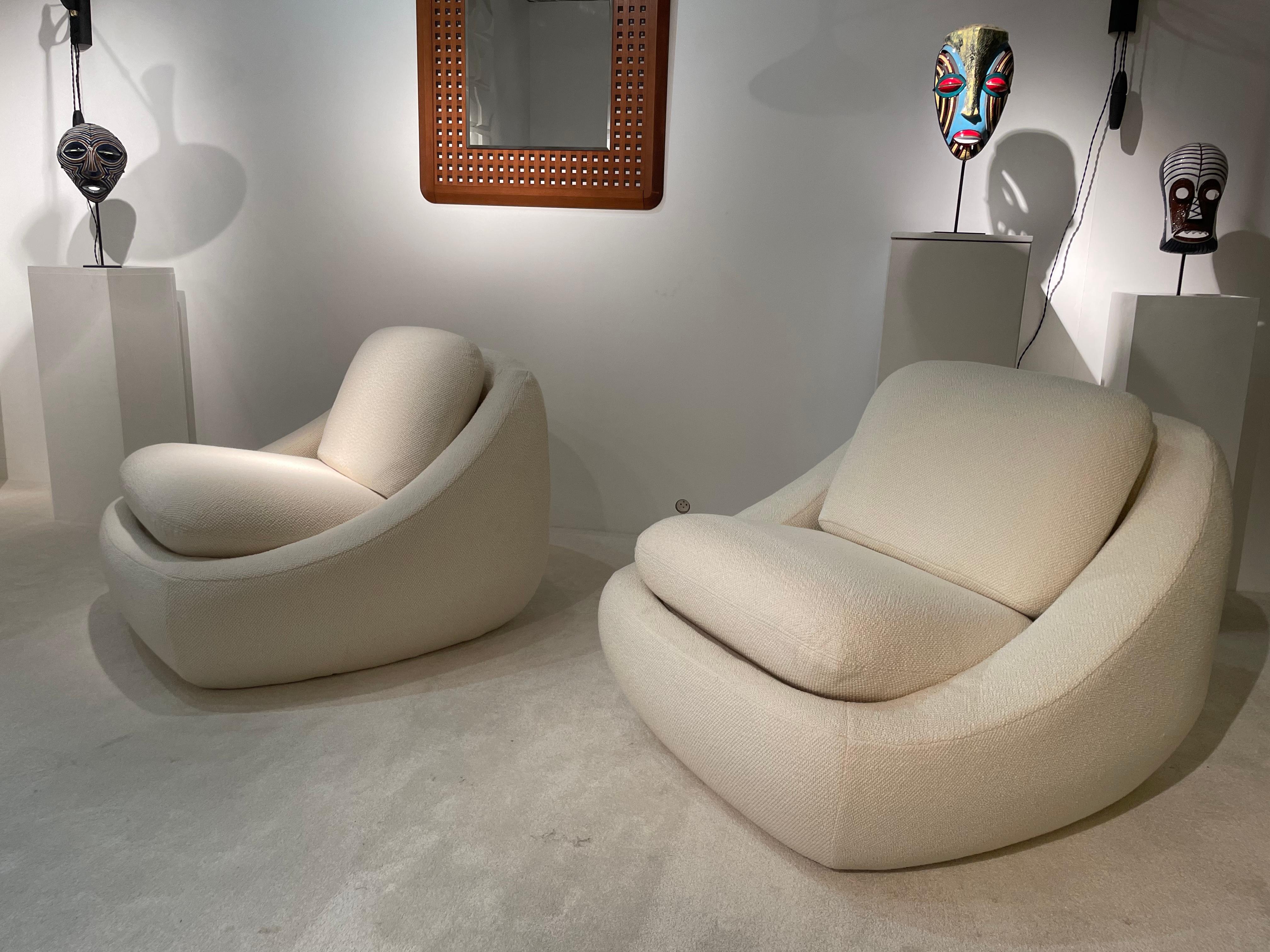 Pair of Osaka Armchairs by Boris Burov For Sale 3