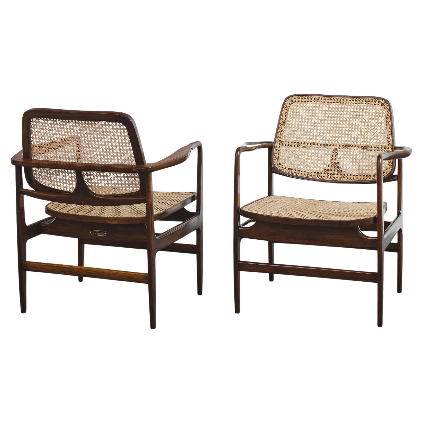 Pair of Oscar Armchairs by Sergio Rodrigues, 1956, Brazilian Midcentury Design