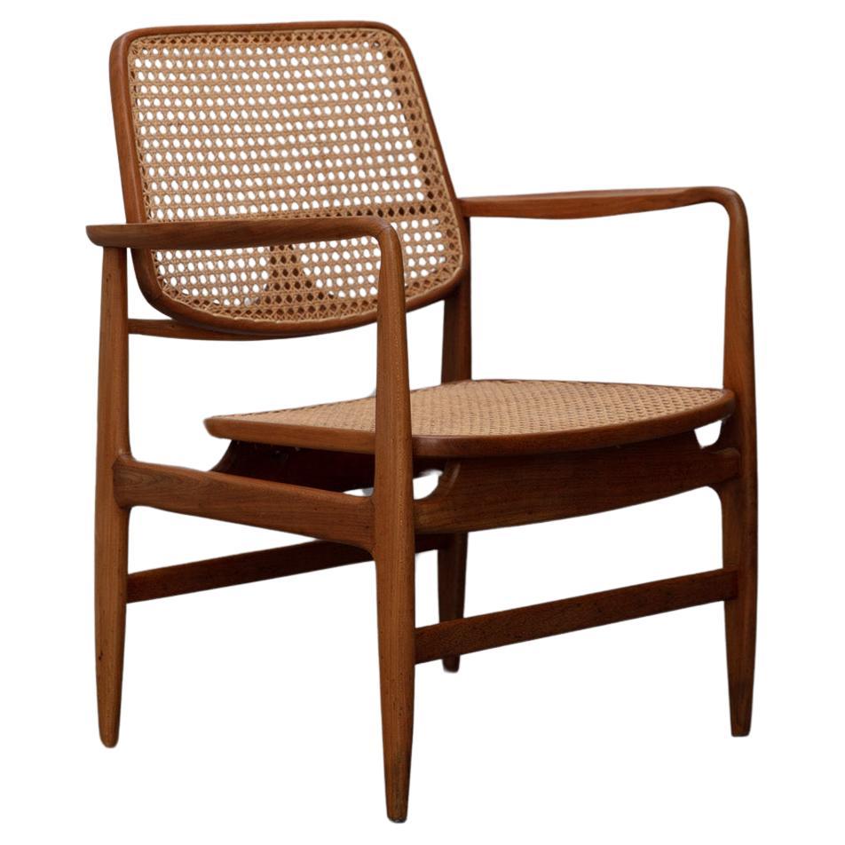 Paire de fauteuils Oscar de Sergio Rodrigues, design brésilien du milieu du siècle 1956 en vente