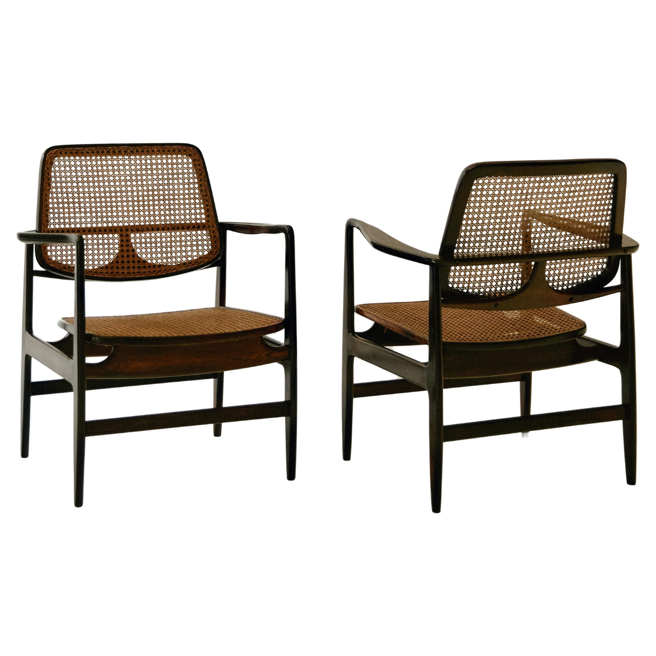 Pair of "Oscar" Armchairs by Sergio Rodrigues