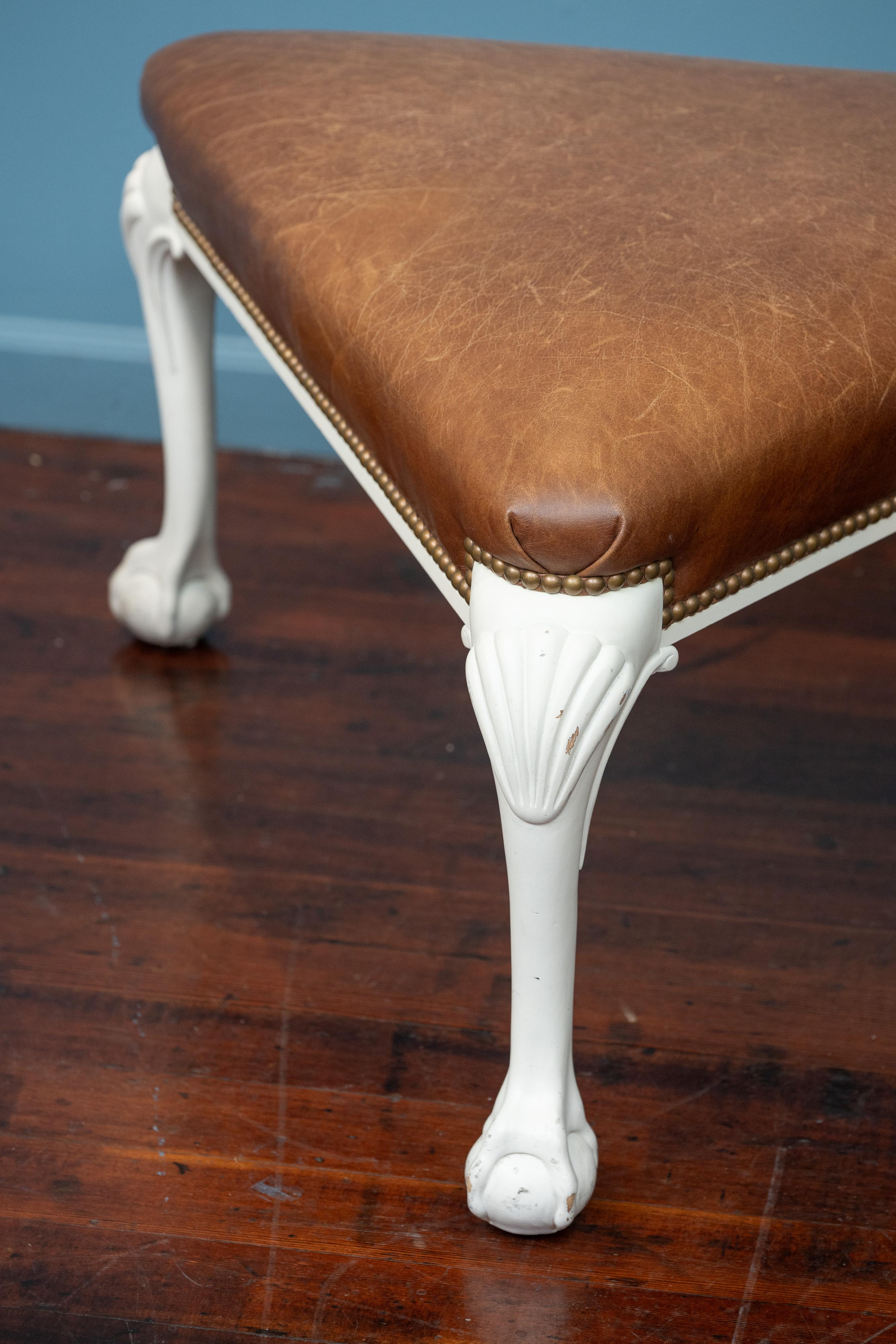 Pair of Oscar de la Renta Ottoman In Good Condition For Sale In San Francisco, CA