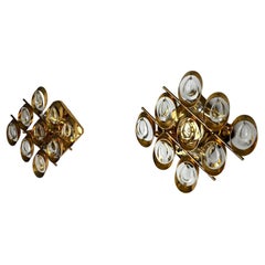 Pair of oscar torlasco sconces, italy, 1970