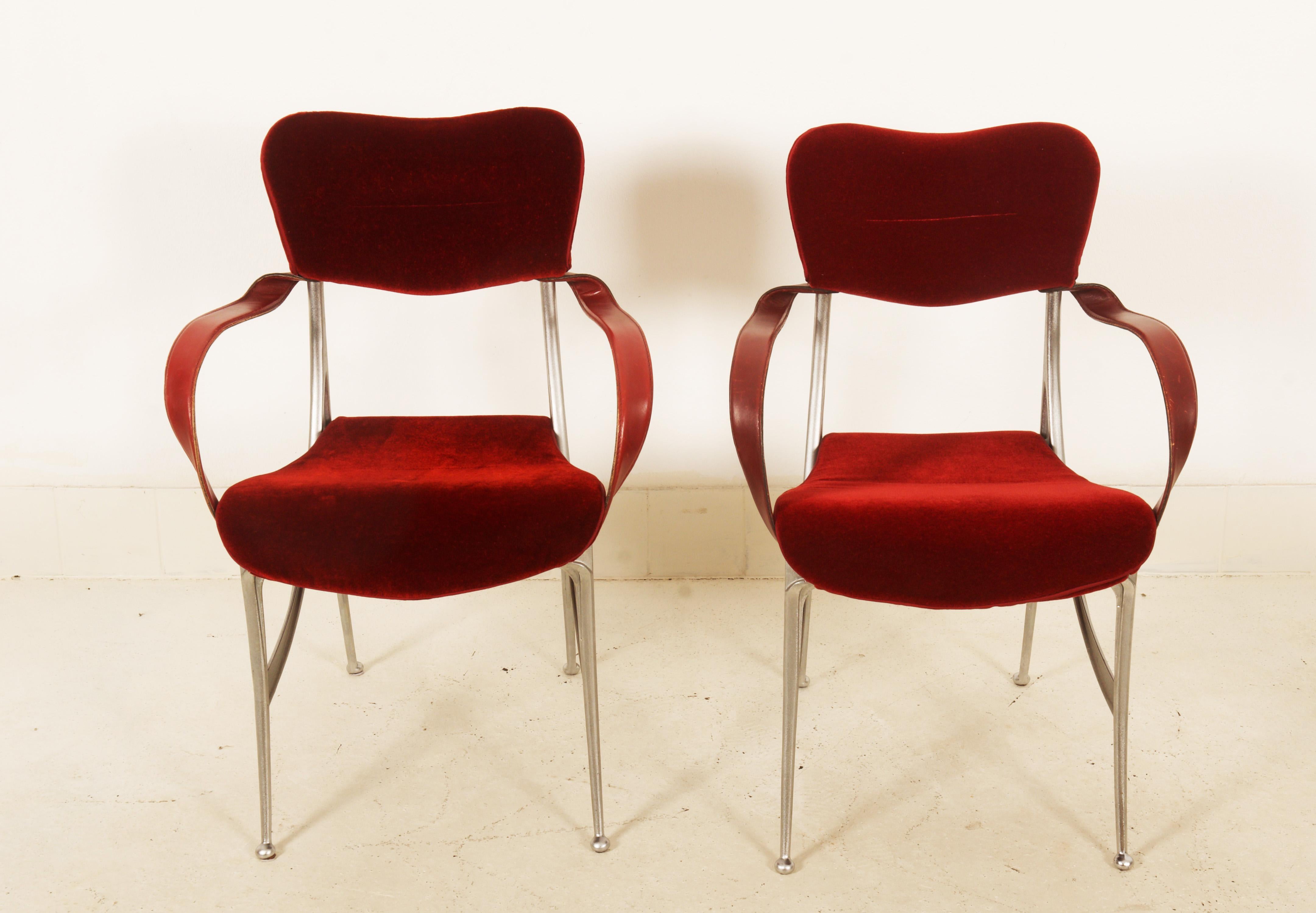 Pair of Oscar Tusquets “Lucas” Dining Armchairs for Driade In Good Condition For Sale In Vienna, AT