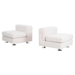 Retro Pair of Osvaldo Borsani Lounge Chairs