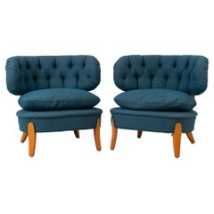 Pair of Otto Schulz Easy Lounge Chairs