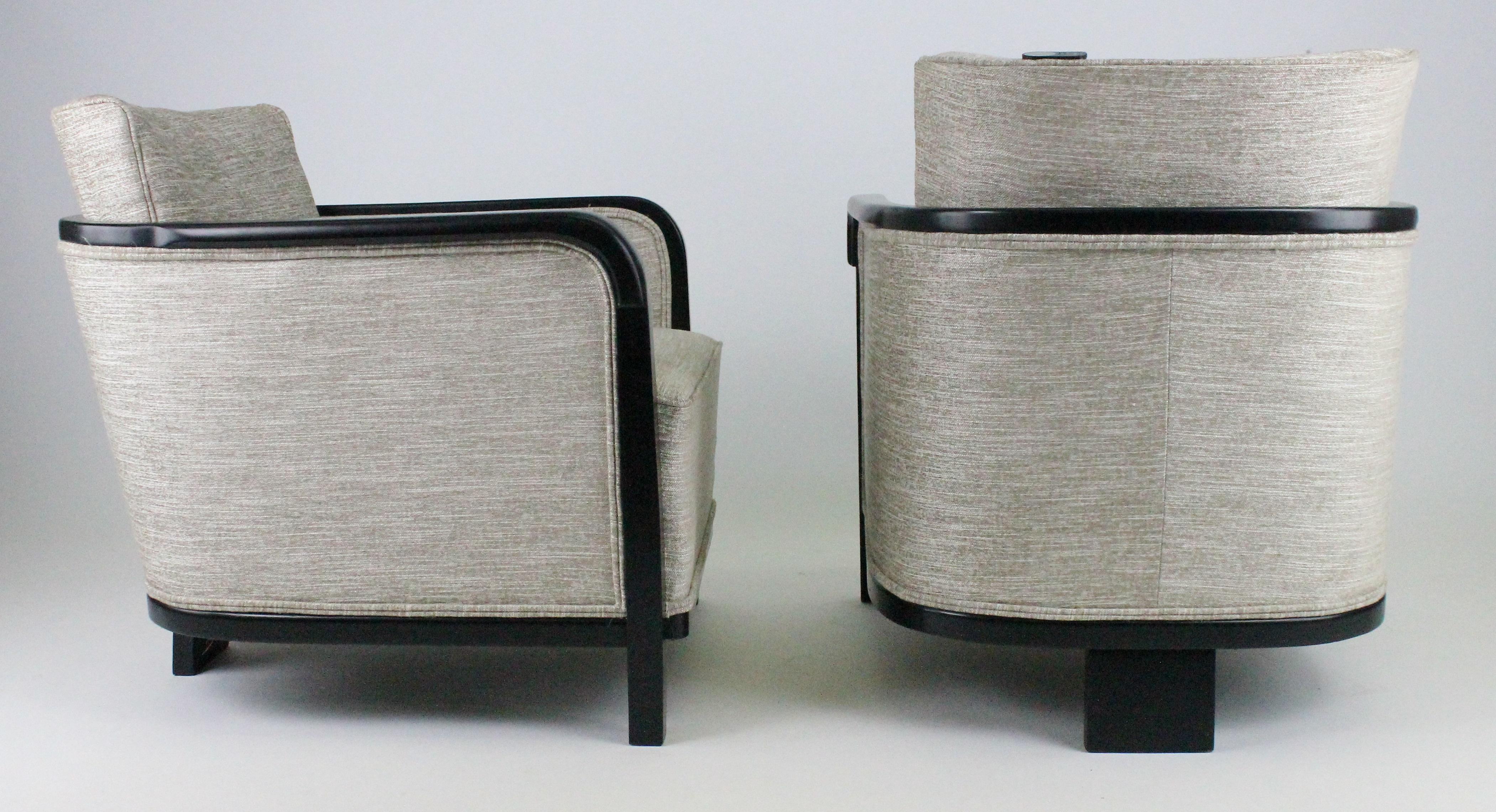 Pair of Otto Schulz Lounge Chairs for Boet Göteborg, Sweden, 1930s In Good Condition In Skanninge, SE