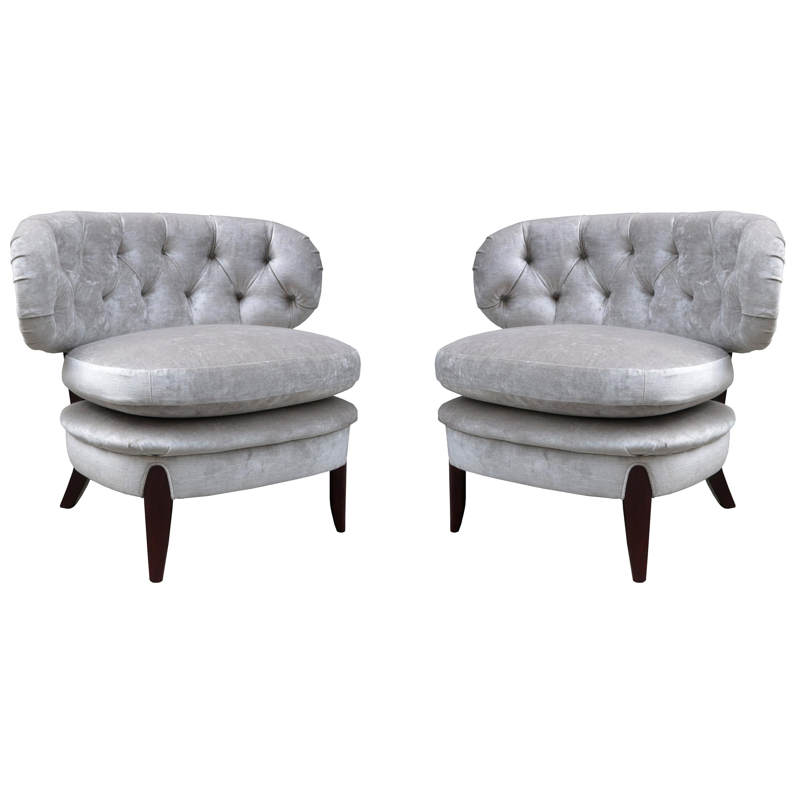 Pair of Otto Schulz Lounge Chairs