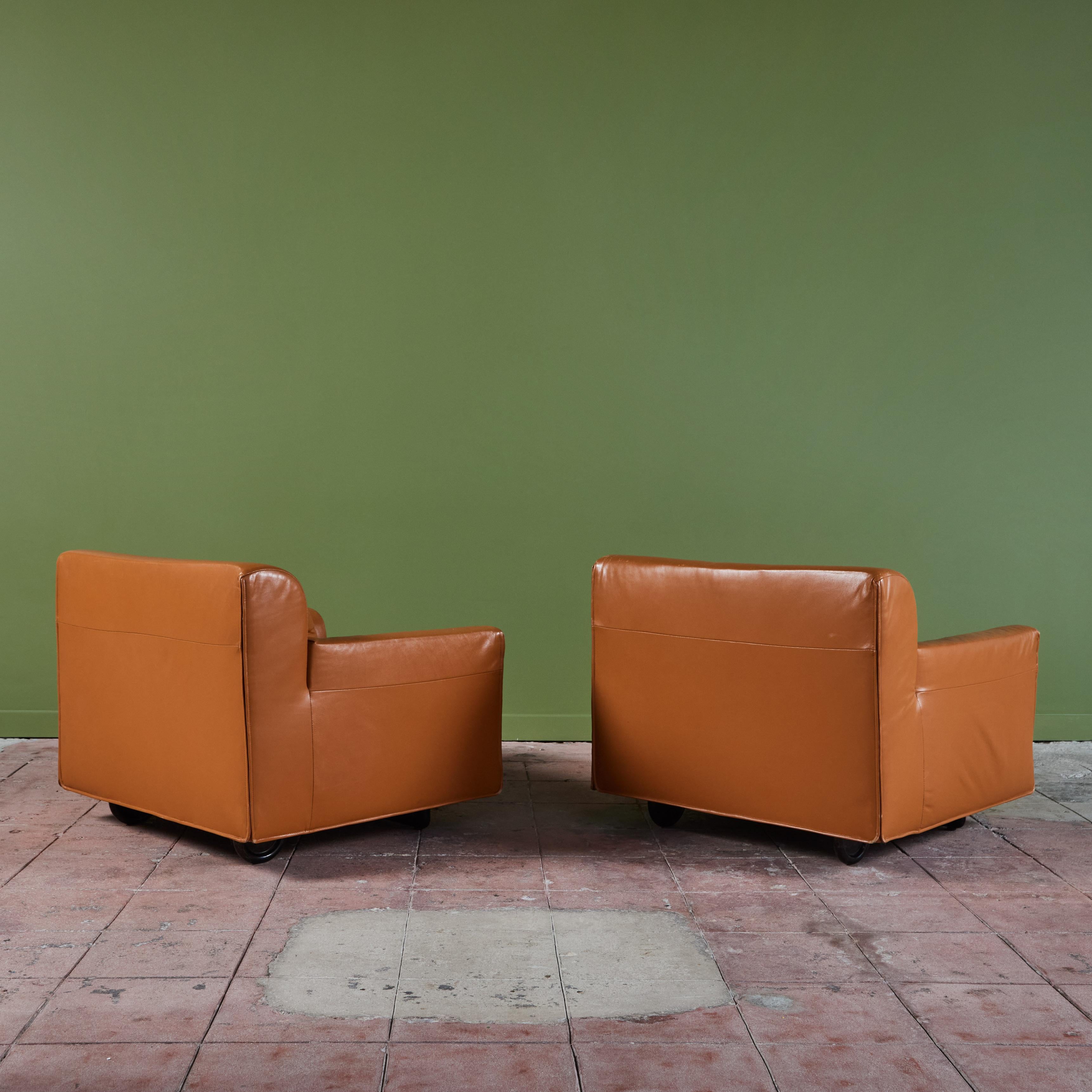 20ième siècle Paire de fauteuils de salon Otto Zapf pour Knoll en vente