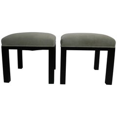 Pair of Ottomans by Michael Taylor for Baker