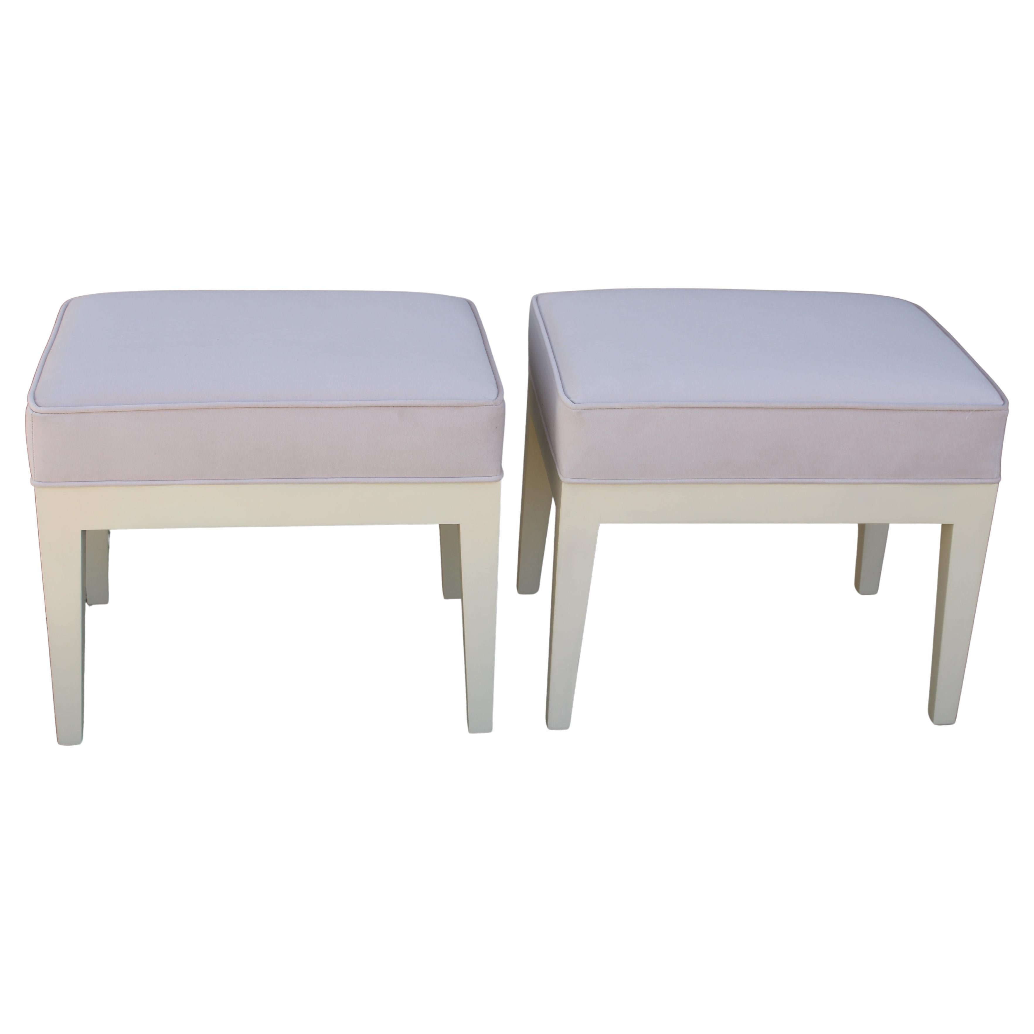 Pair of Ottomans by Philippe Starck for the Clift Hotel, San Francisco