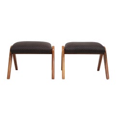 Pair of Ottomans Model 175GH by Vladimir Kagan