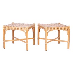 Pair of Ottomans or Foot Stools