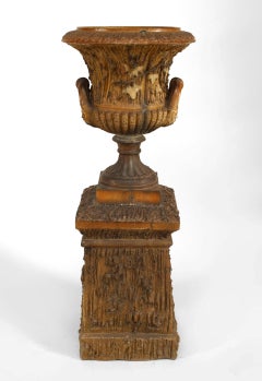 Pair of Outdoor English Victorian Urns