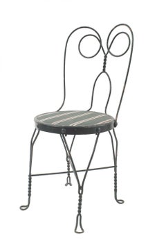 Pair of Outdoor Green Wire Chairs