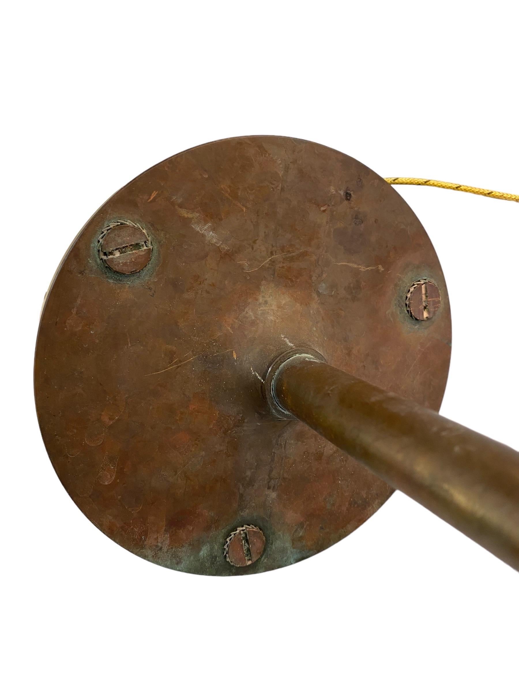 Pair of Outdoor Poul Henningsen Copper Wall Lamps, Louis Poulsen, Amazing Patina For Sale 2