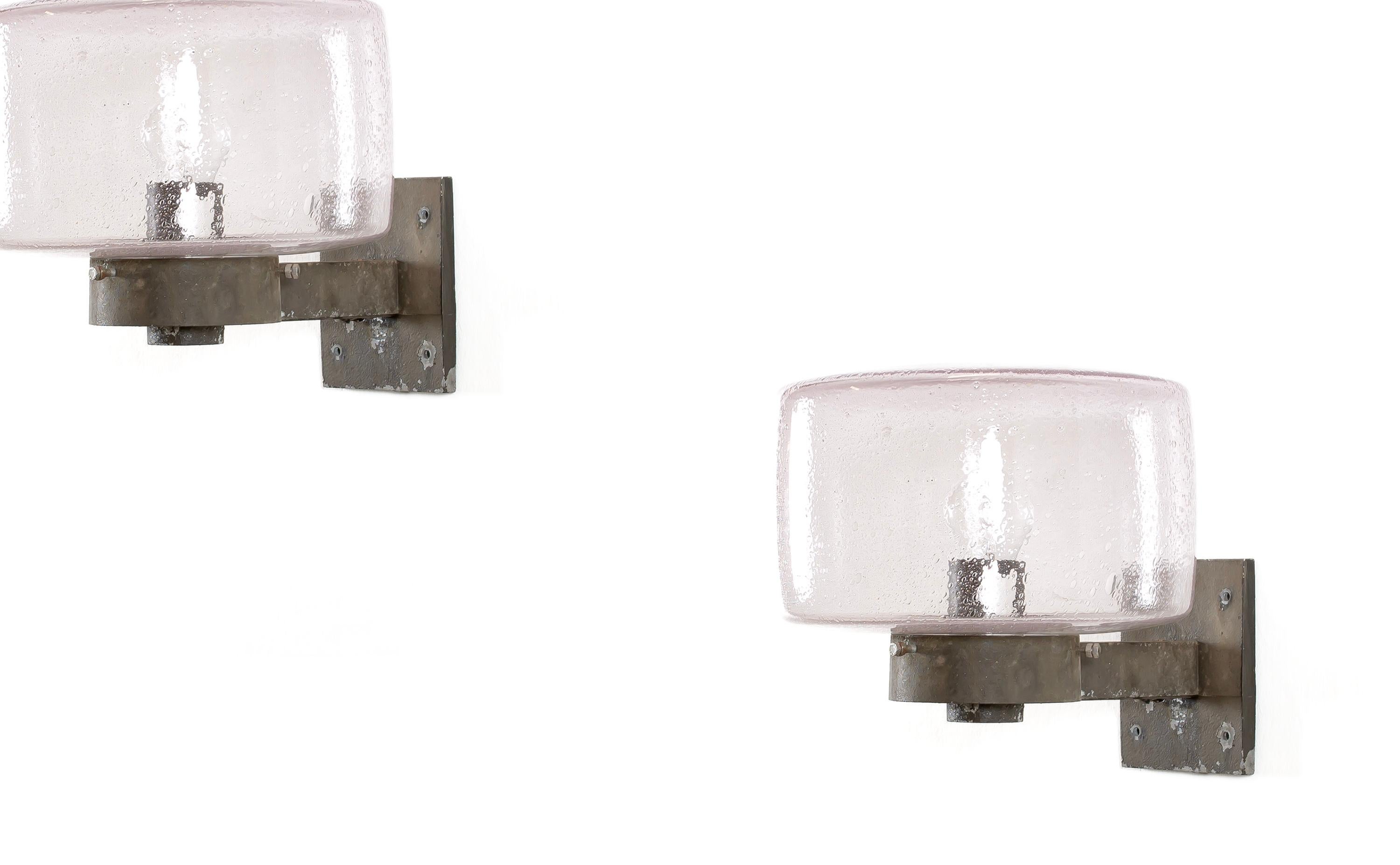 Mid-Century Modern Pair of Outdoor Wall Lights, Norway, 1960s
