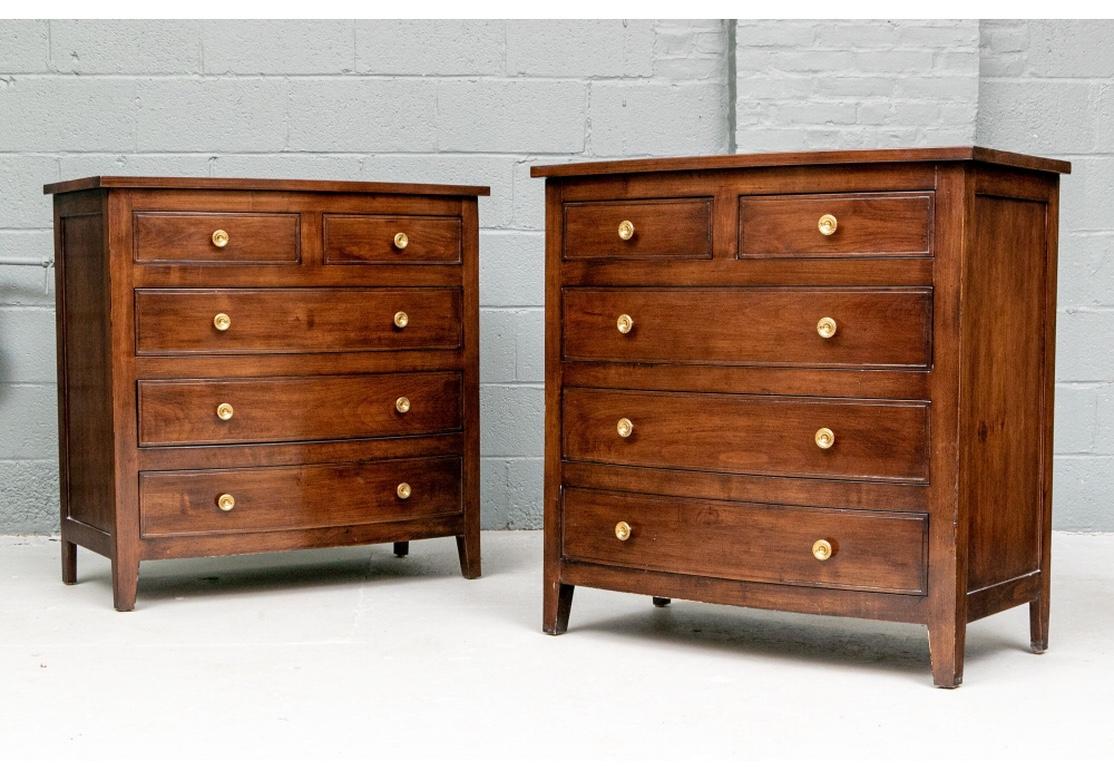 Outstanding Pair Of Clayborn Demi-Lune Cabinets From Charles Fradin, Los Angeles In Good Condition In Bridgeport, CT