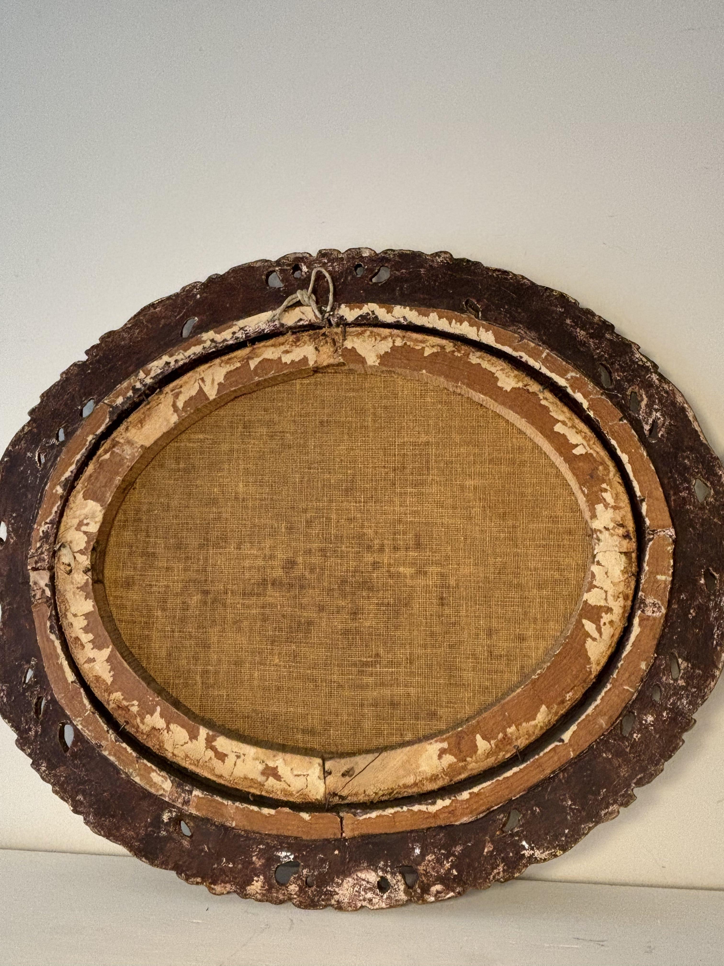 Coppia di oli ovali su tela, nature morte, firmati Piero Galanti, XX secolo. in vendita 6