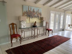 Pair of Oversize Modern Organic Table Lamps