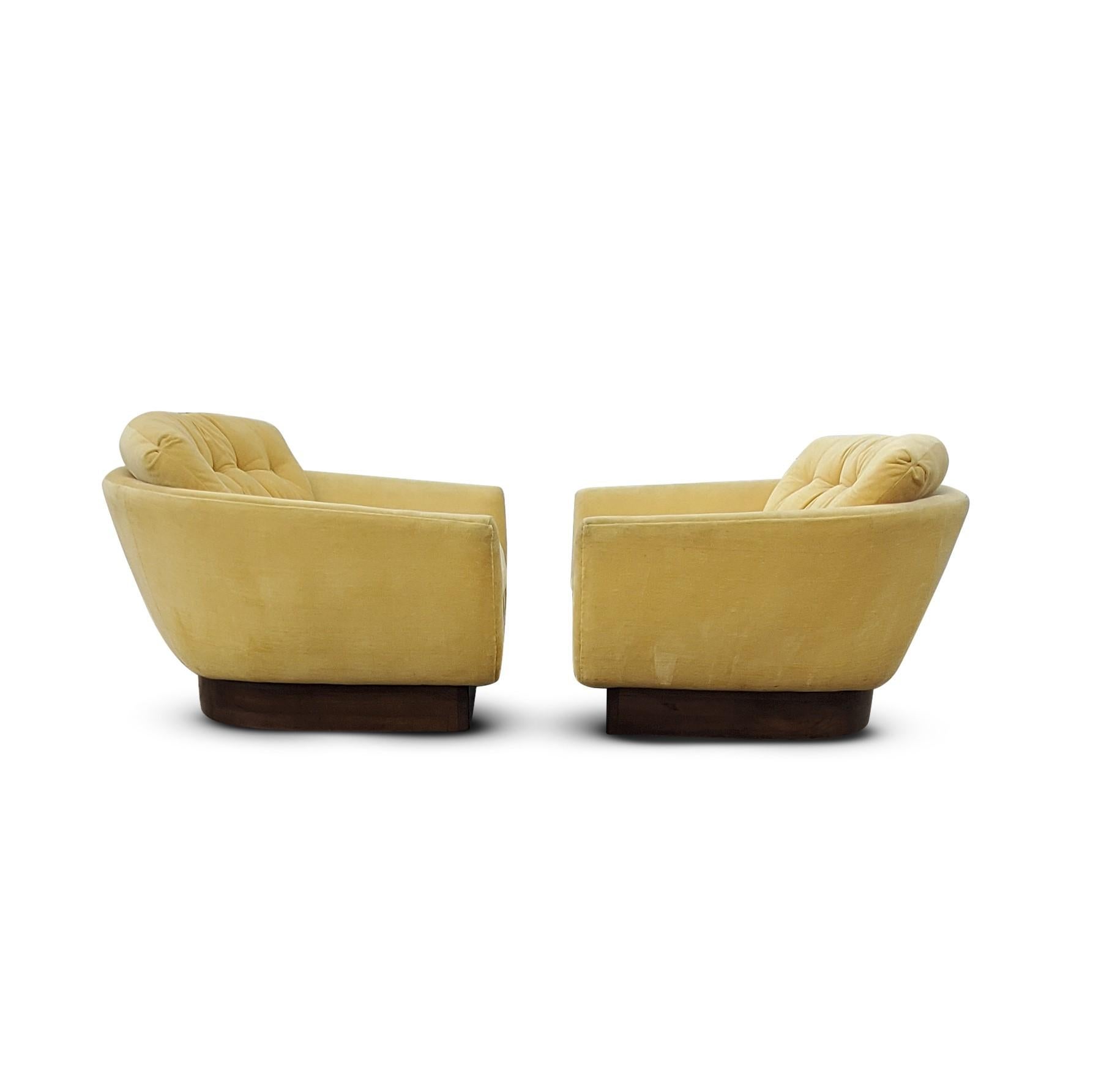 American Pair of Oversized Adrian Pearsall  Lounge Chairs  For Sale