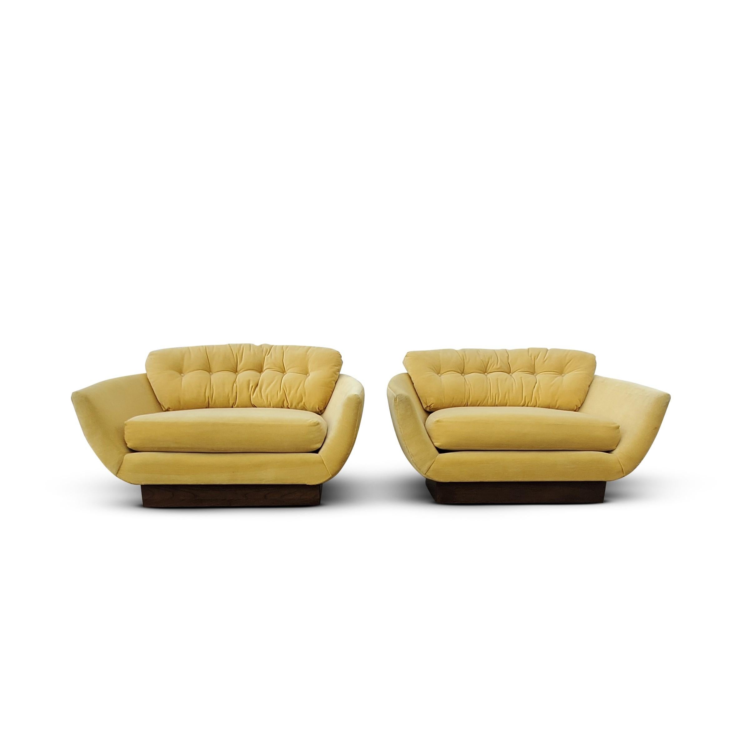 Pair of Oversized Adrian Pearsall  Lounge Chairs  For Sale 2