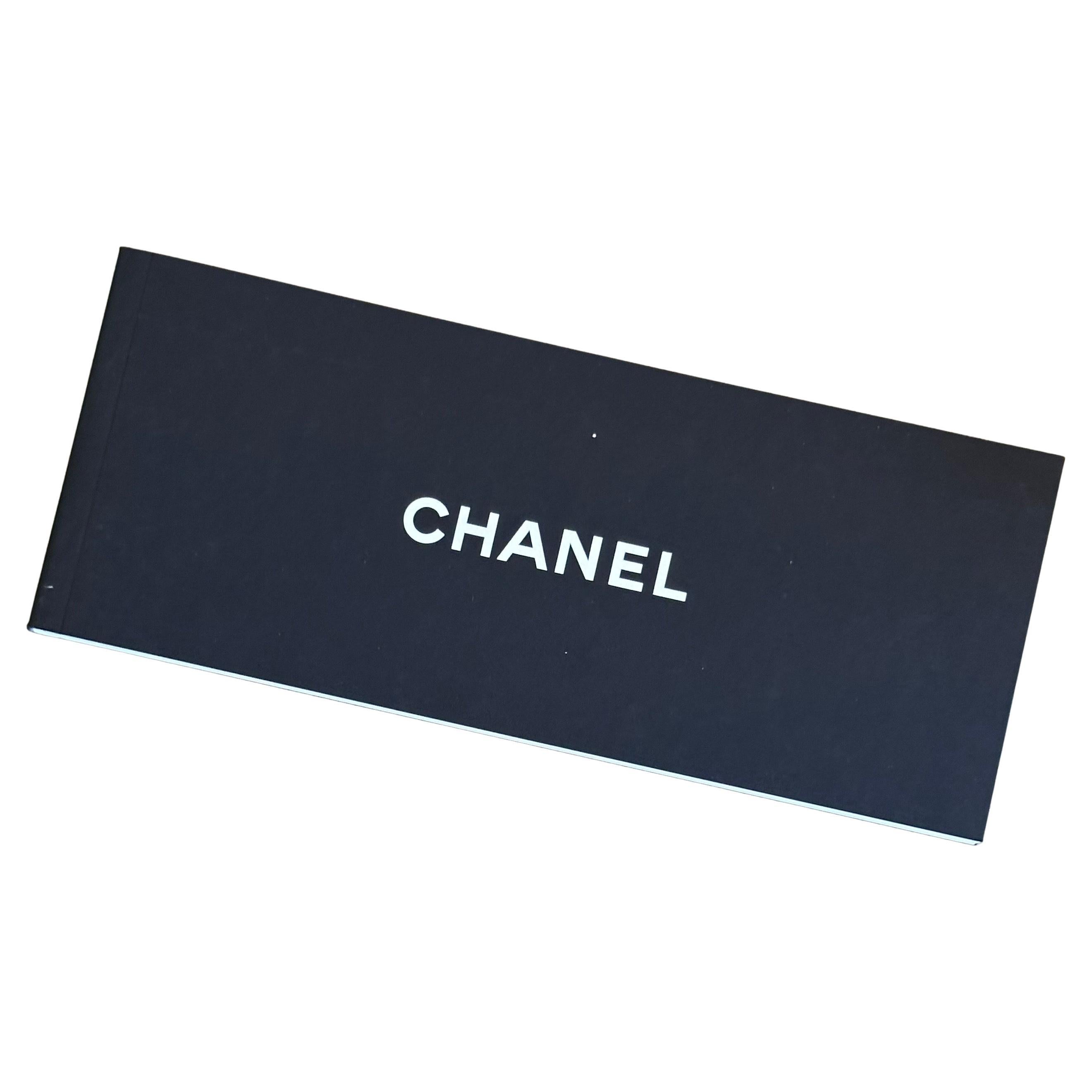 Glass Pair of Oversized Quilted Shield Sunglasses with Original Case & Box by Chanel For Sale