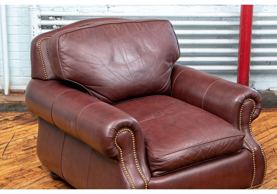 hancock and moore leather recliner