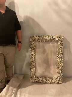 Pair Of Oyster Shell Frames  For Mirrors