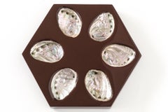 Pair of Oyster Trays, Mother of Pearl, Italy, 1970s