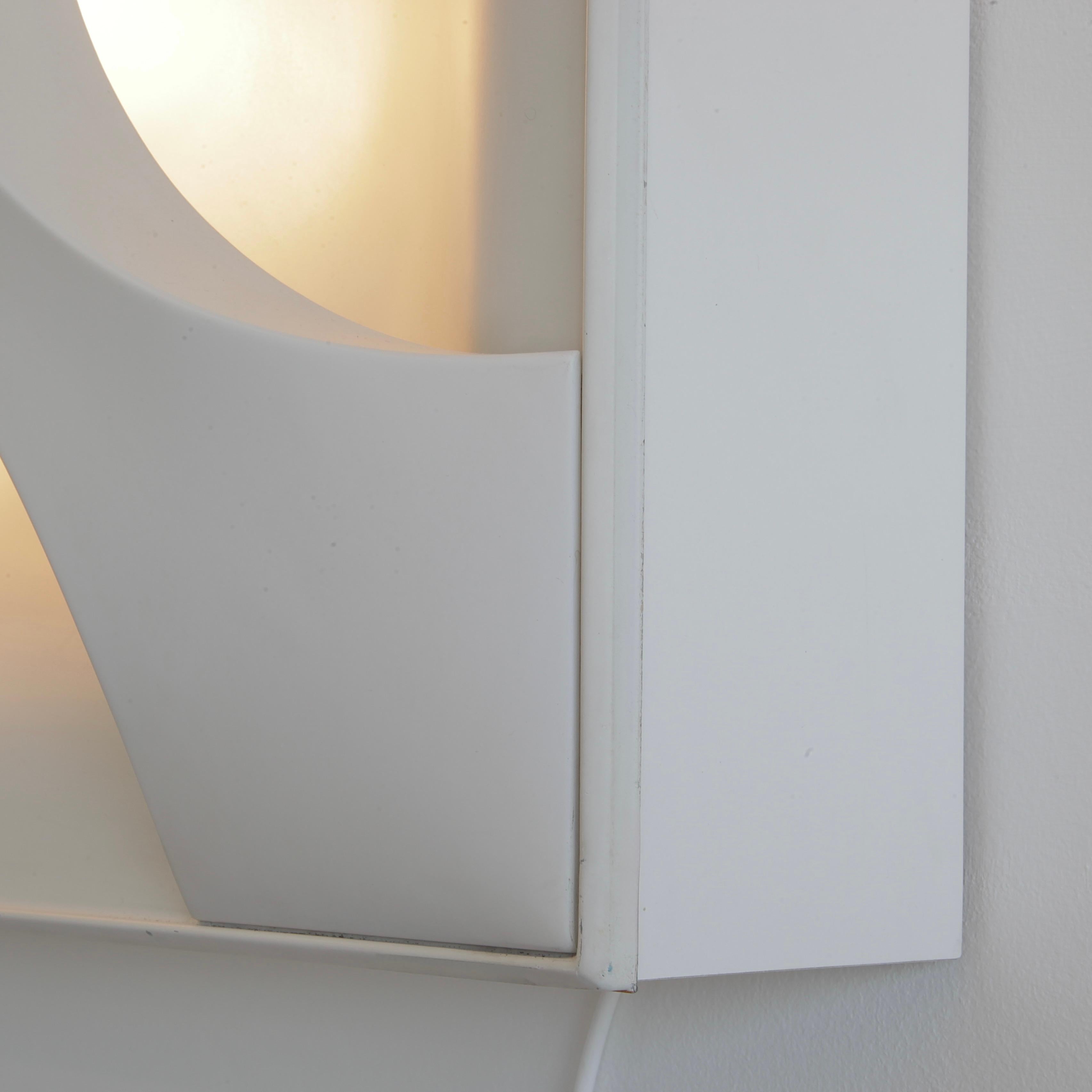 Ein Paar Cross Oyster Wall Lights von Rolf KRUEGER, 1968 (Deutsch)
