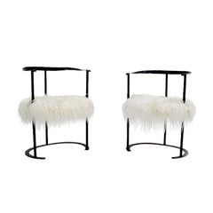 Pair of P4 Catilina Chairs by Luigi Caccia Dominioni for Azucena Milano