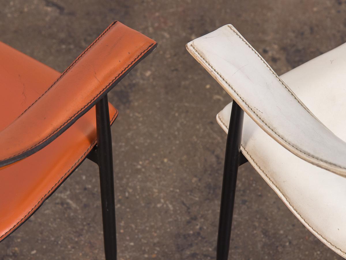 Pair of P40 Armchairs by Giancarlo Vegni and Gianfranco Gualtierotti for Fasem In Good Condition In Brooklyn, NY