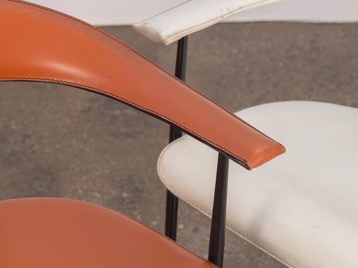 20th Century Pair of P40 Armchairs by Giancarlo Vegni and Gianfranco Gualtierotti for Fasem