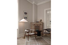 Pair of Paavo Tynell 9602 Floor Lamps, Wicker Willow