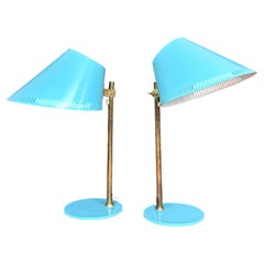 Paire de lampes de table Paavo Tynell, modèle 9227, pour Idman, Finlande, années 1950