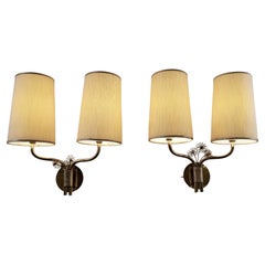 Pair of Paavo Tynell Wall Lamps Model No 9446 by Taito Oy