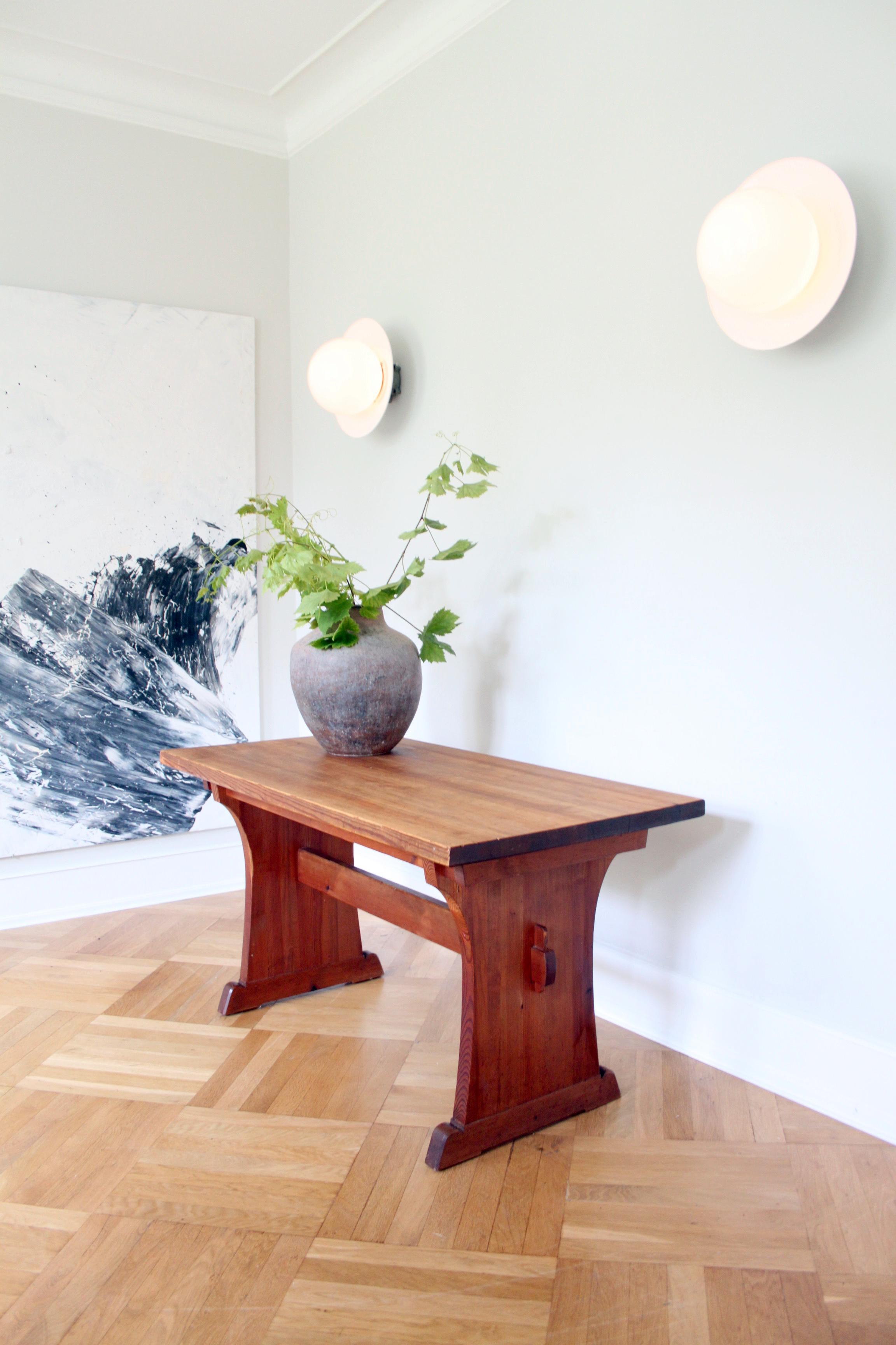 Sculptural pair of Large Paavo Tynell Wall Lights, Finland 1950's For Sale 1