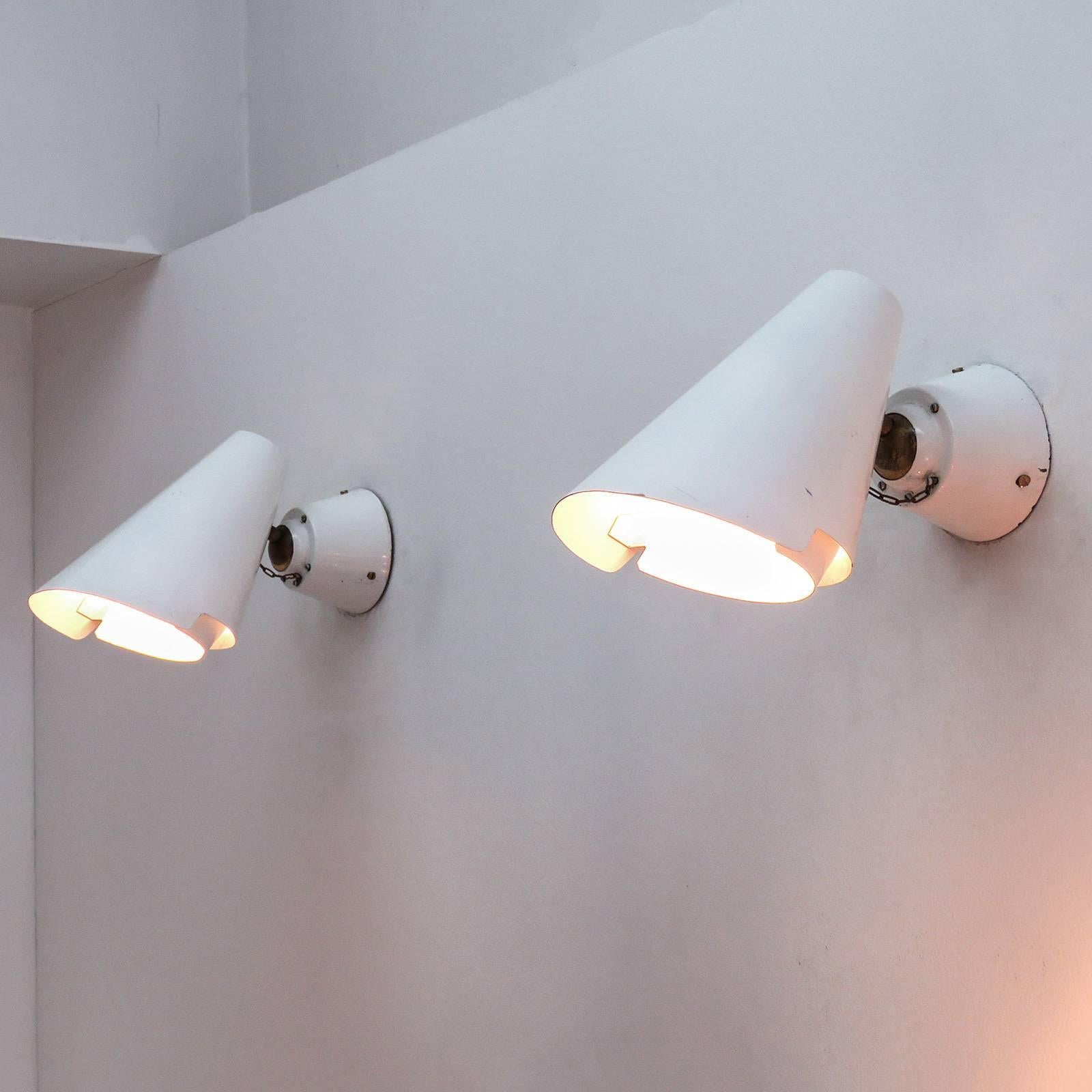Pair of Paavo Tynell Wall Lights, Model 2351, 1950 1