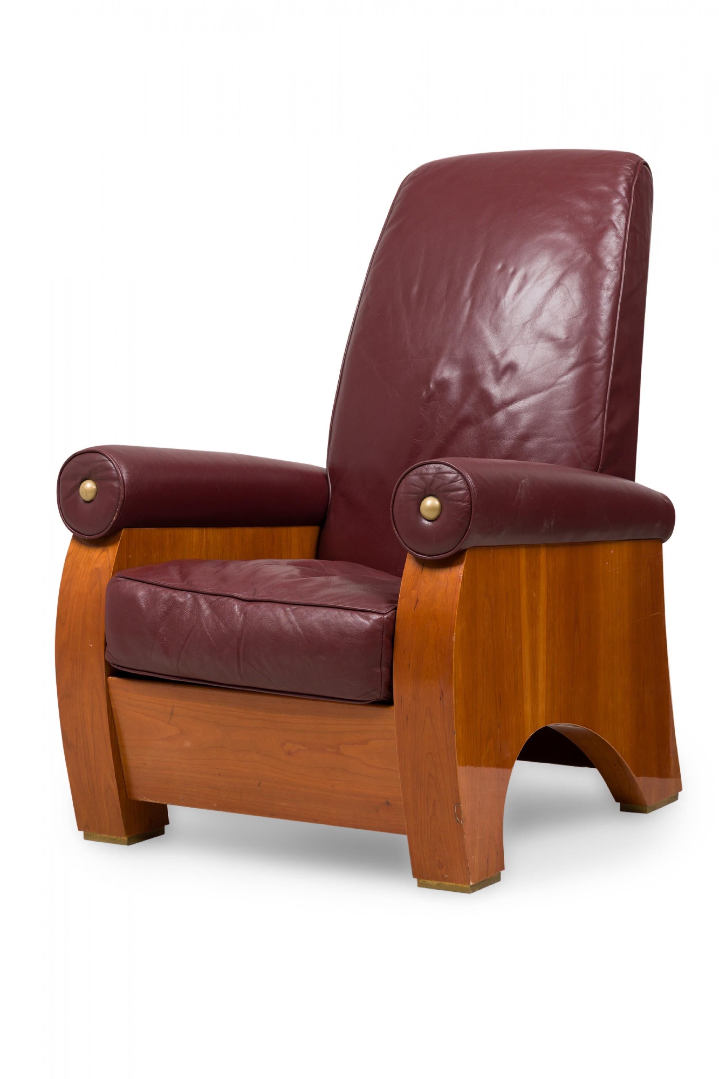 Paar amerikanische Mid-Century-Mahagoni-Stühle mit hoher Rückenlehne aus der Pace-Kollektion im Zustand „Gut“ im Angebot in New York, NY