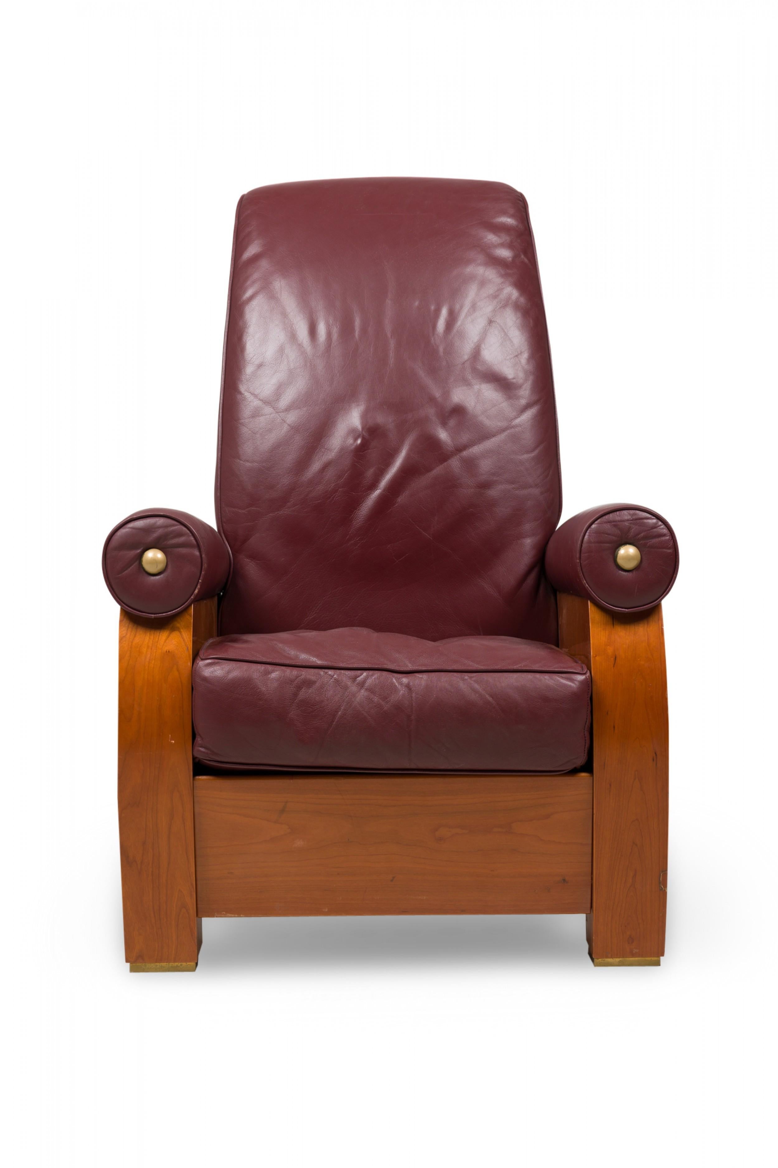Paar amerikanische Mid-Century-Mahagoni-Stühle mit hoher Rückenlehne aus der Pace-Kollektion (20. Jahrhundert) im Angebot