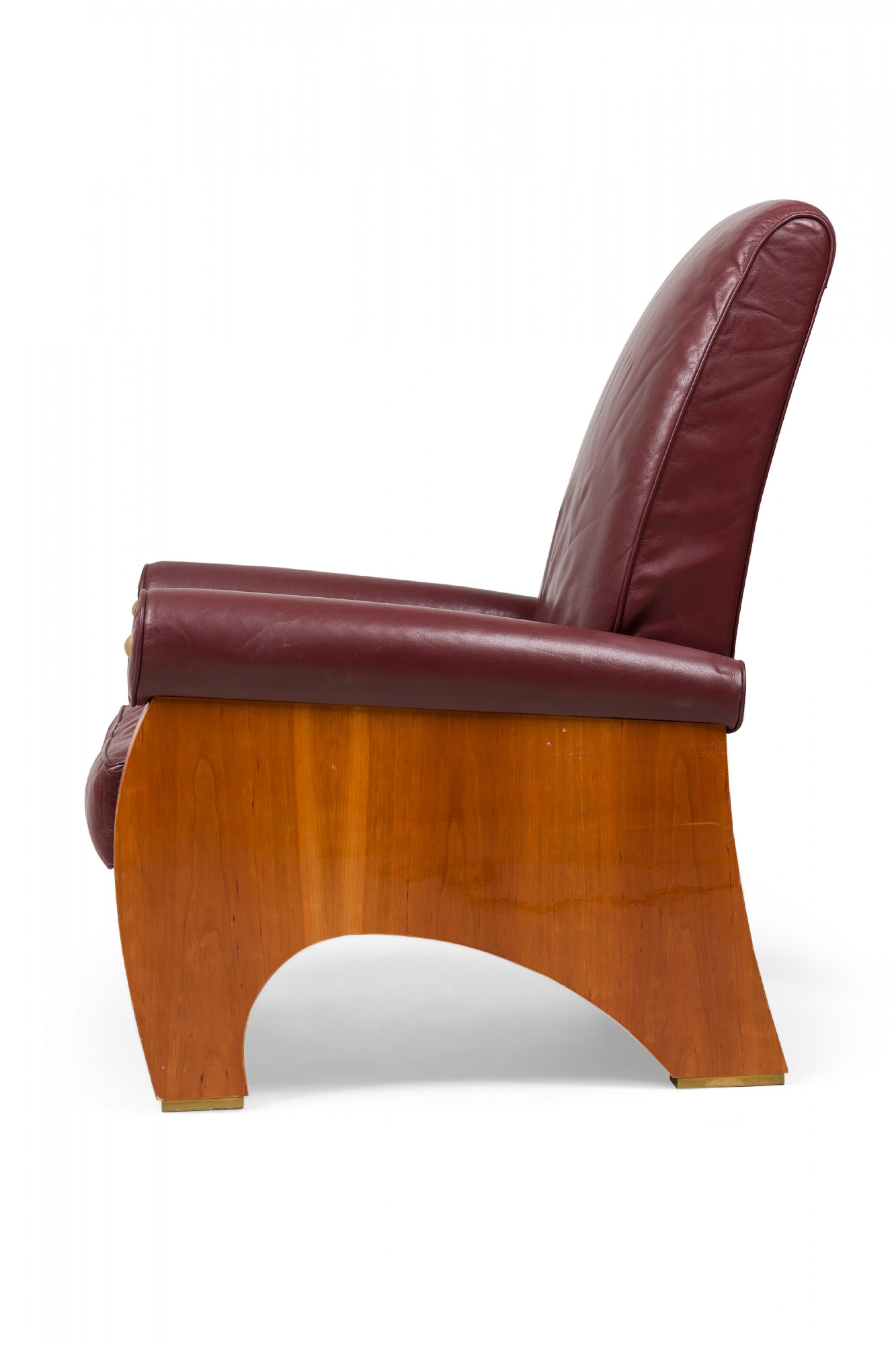 Paar amerikanische Mid-Century-Mahagoni-Stühle mit hoher Rückenlehne aus der Pace-Kollektion (Polster) im Angebot